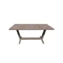 Table de jardin fixe AMAKA effet bois