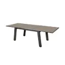 Table extensible BAHIA effet céramique grise