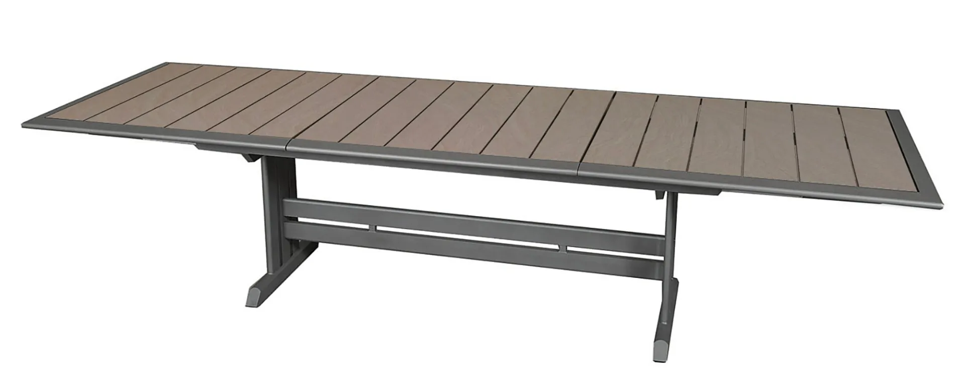 Table extensible HEGOA effet céramique grise