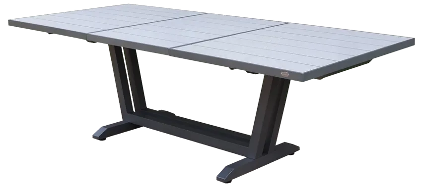 Table extensible AMAKA HPL céramique grise