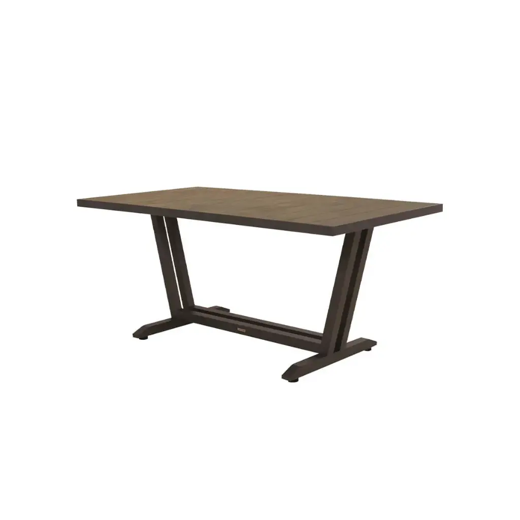 [TA02026] Table de jardin fixe AMAKA effet rouille 