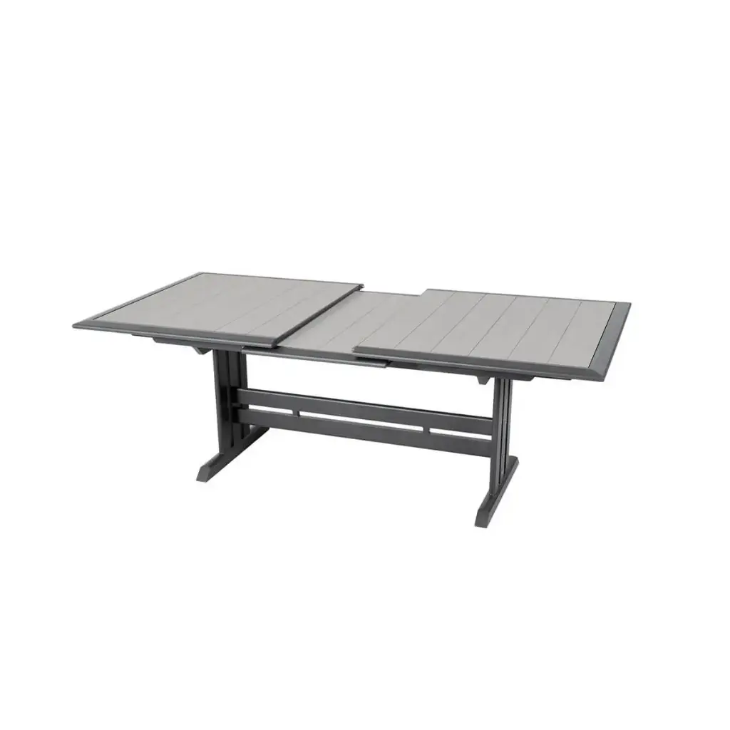 [TA02115] Table extensible HEGOA effet céramique grise