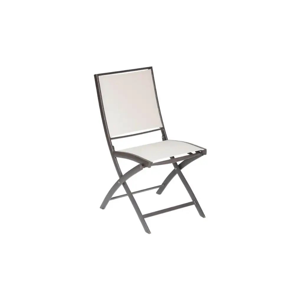 [PCH1360] Chaise pliante KENEAH toile pvc lin