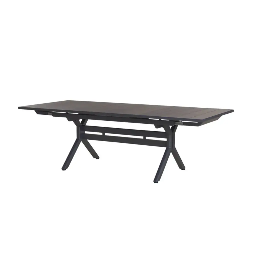 [TA03512] Table extensible XENAH effet hpl ardoise